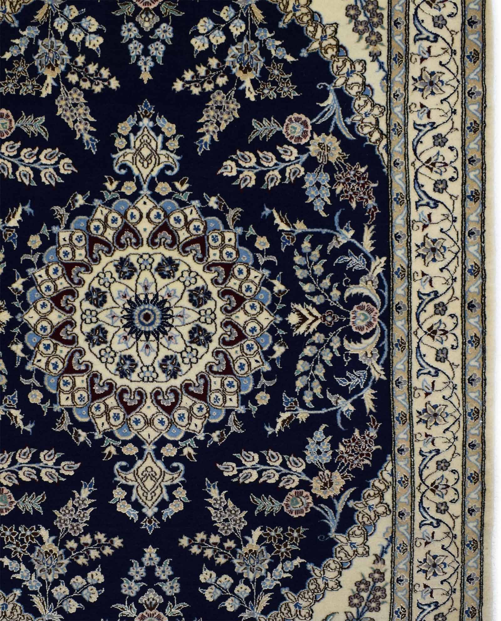 kruising De onze de jouwe Perzisch tapijt Nain Iran 5865 | Persian Gallery