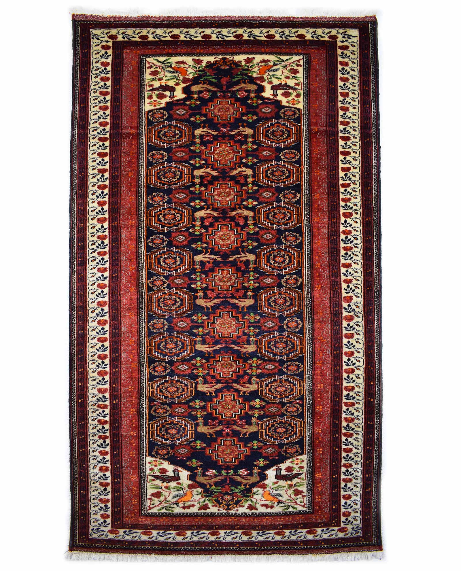 welvaart Zeeanemoon Geladen Perzisch tapijt Beluch Iran 3741 | Persian Gallery
